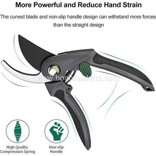 Hot sale multi-purpose garden scissors shears Premium SK5 Carbon Steel Blades Hand Pruner for Garden Clippers Tree Cutter